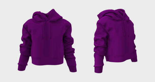istock Blank hooded sweatshirt mockup for print 1328048847