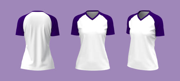Short-sleeve raglan t-shirt mockup,