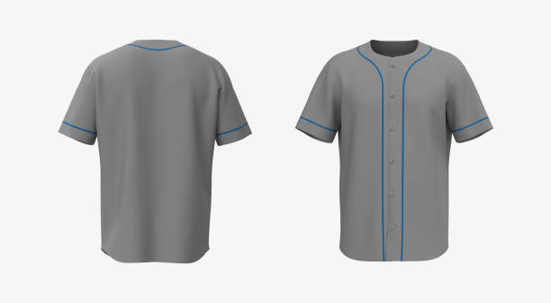 istock Baseball t-Shirt mockup in front and back views 1328049146