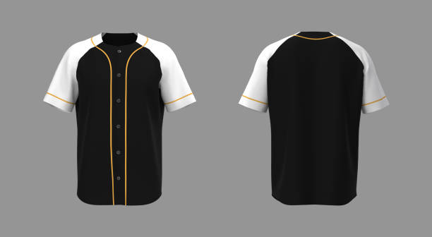 istock Baseball t-Shirt mockup in front and back views 1328049212