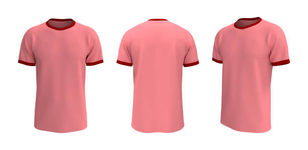 istock men's short-sleeve t-shirt mockup in front, side and back views 1328049354