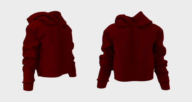 istock Blank hooded sweatshirt mockup for print 1328050538
