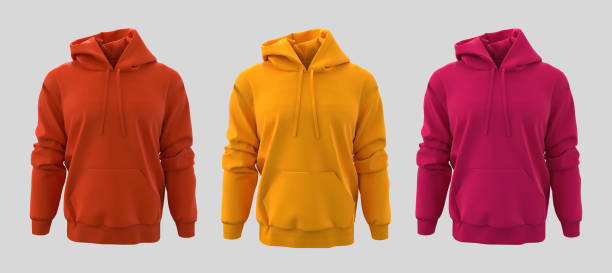 istock Blank hooded sweatshirt mockup for print 1328051052