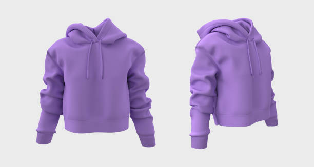 istock Blank hooded sweatshirt mockup for print 1328051063