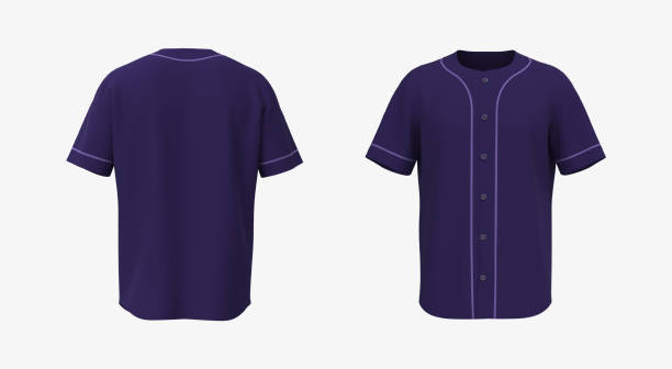 istock Baseball t-Shirt mockup in front and back views 1328052418