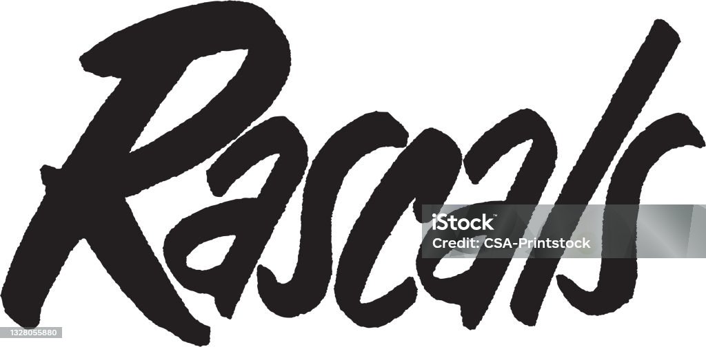 Rascal Symbol Rascals Stock Illustration - Download Image Now - Black And White ...