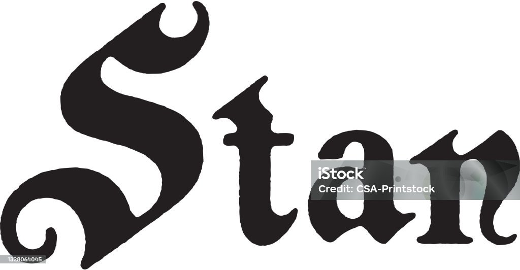 Stan Vector Images Stan Stock Illustration - Download Image Now - Black And White, Colors ...