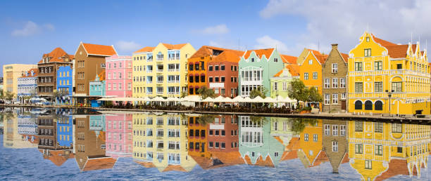 istock Downtown of Willemstad, Curacao, ABC, Netherlands 1328065819