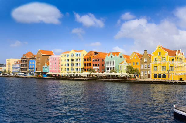 istock Downtown of Willemstad, Curacao, ABC, Netherlands 1328065834
