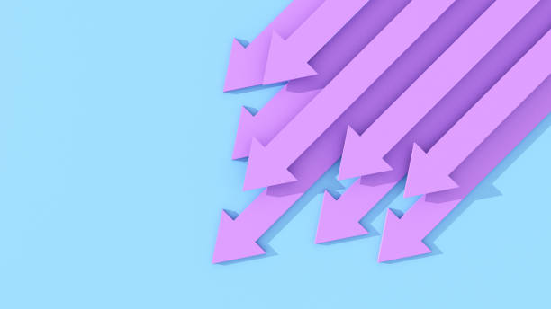 istock Arrows in Colorful Background 1328076035