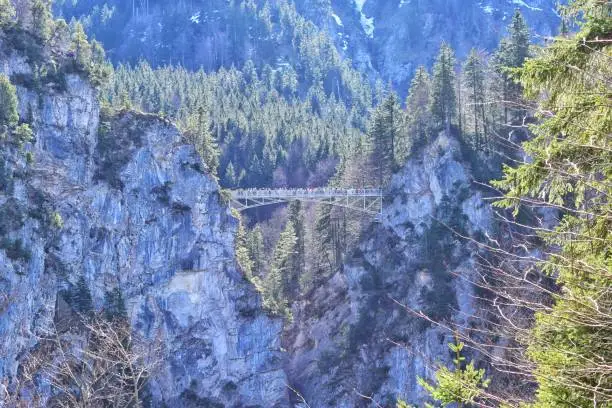 Photo of The Marienbrücke is a bridge over the Pöllatschlucht from the castle Neuschwanstein.