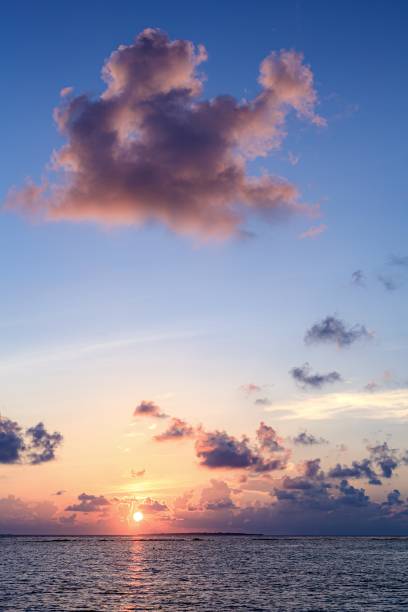 istock Summer daybreak scenery at Irufushi island in Maldives 1328080508