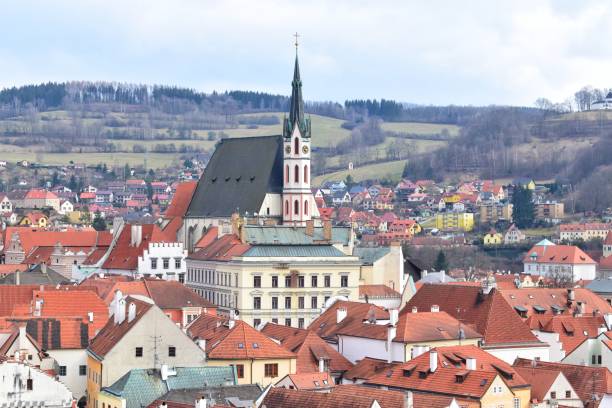 istock Cesky Krumlov town in Czech Republic. 1328081483