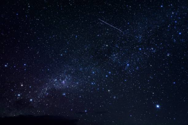 istock Starlit sky at Irufushi island in Maldives 1328081661