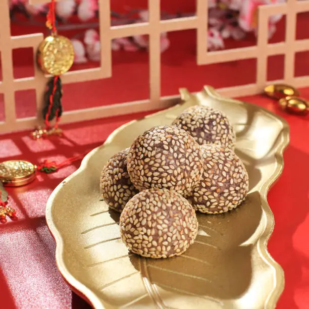 Photo of Onde-onde or Glutinous Rice Sesame Seed Ball