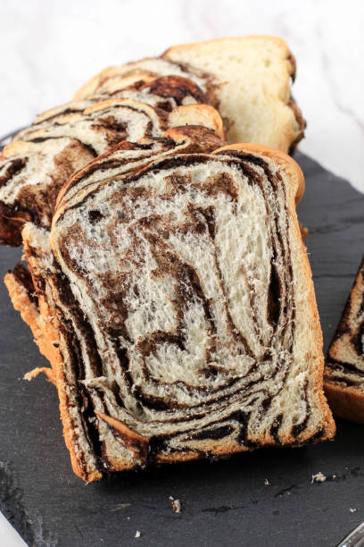 istock Chocolate Babka or Brioche Bread. Stuffed with Choco Hazelnut Cream. 1328081700