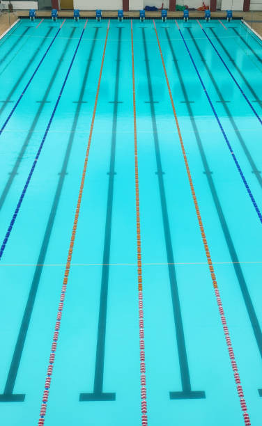 istock Lanes of a swimming pool 1328091208