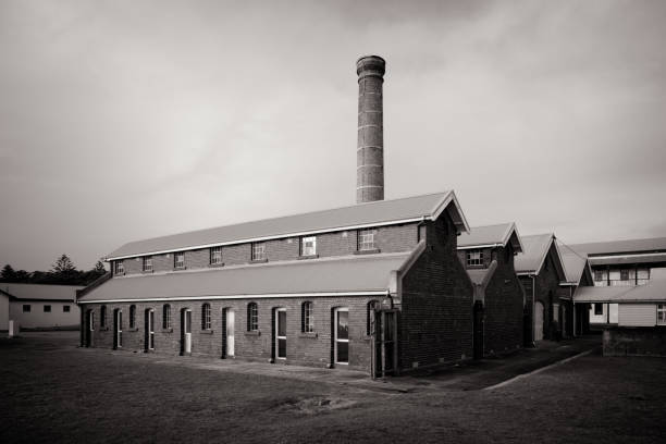 Historical public buildings of the famous Point Nepean Quarantine Station in Melbourne, Victoria, Australia