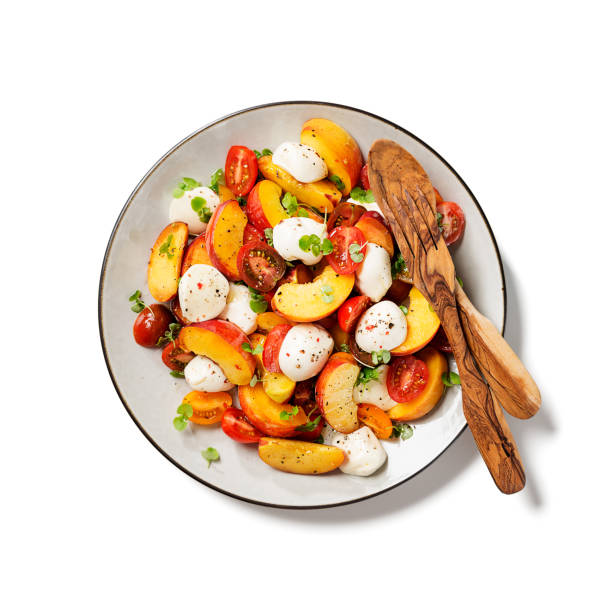 istock Caprese salad with mozzarella and cherry tomatoes 1328094213