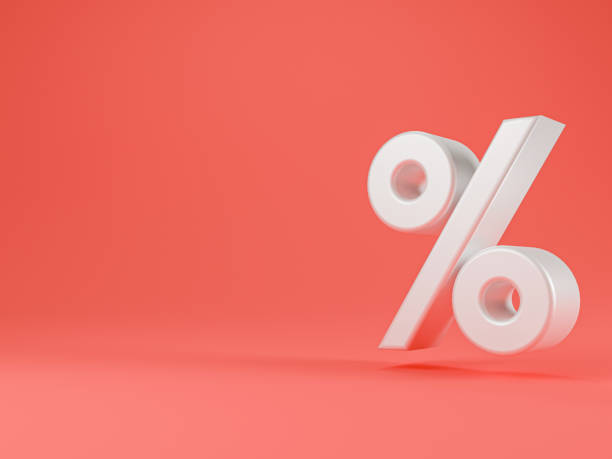 istock Realistic White percentage with copy space on pink background for add discount advertisement shopping mall concept , creative by 3D rendering technique. 1328098260
