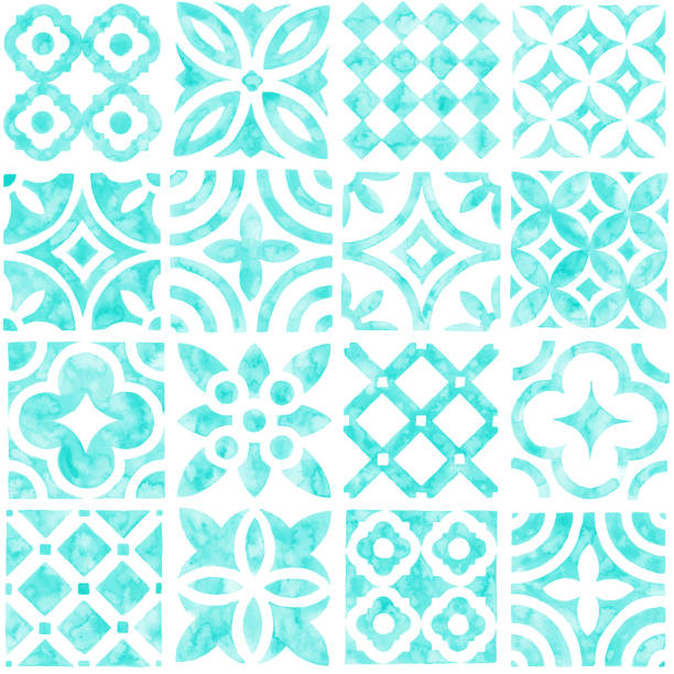 nahtloses marokkanisches muster. - islam art mosaic pattern stock-grafiken, -clipart, -cartoons und -symbole