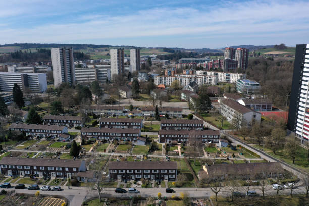 istock Bern with tall residential buildings 1328110465