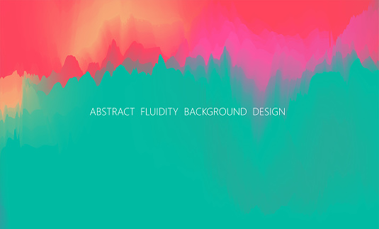 Vector abstract flowing liquid effects watercolor gradient chaos pattern background