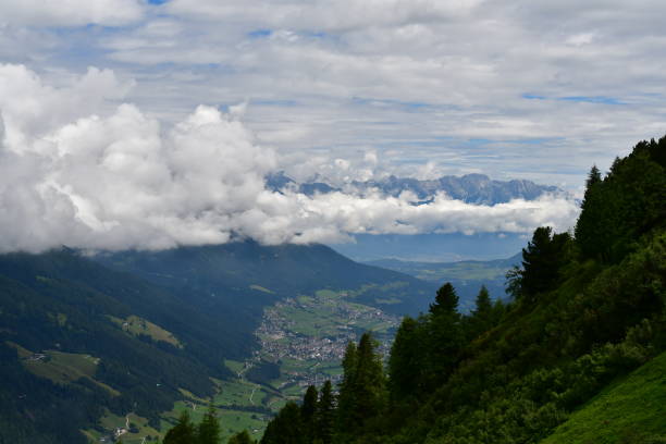 istock Beautiful landscape in Stubai valley 1328114524