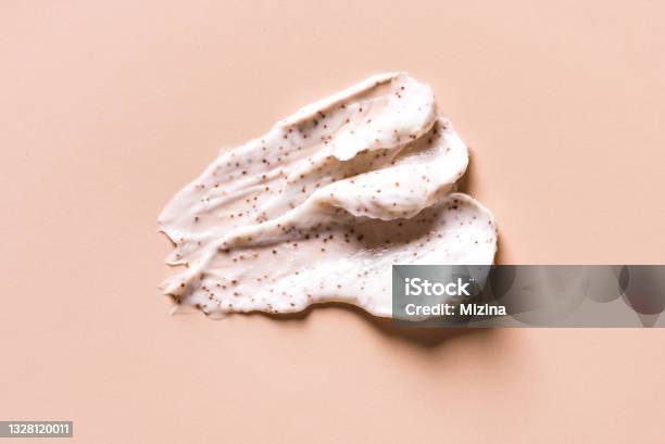 Sample Of Natural Scrub Stock Photo - Download Image Now - Exfoliation, Cream - Dairy Product, Dirty