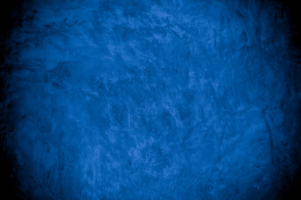 istock Old wall pattern texture cement blue dark abstract  blue color design are light with black gradient background. 1328120206