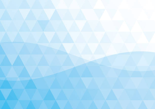 светло-голубая абстрактная фоновая иллюстрация, полигон - mosaic modern art triangle tile stock illustrations