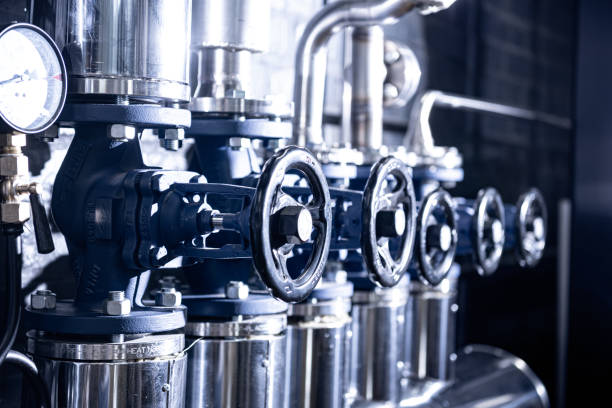 istock The valves and pipes at a craft modern brewery wall 1328130818