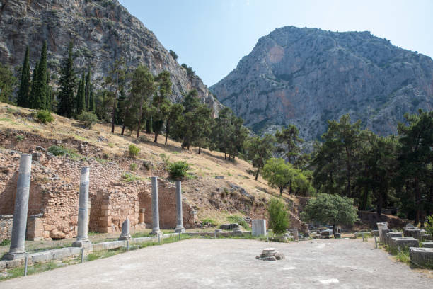 istock Delphi, Greece. Views of the ancient city. 1328131572