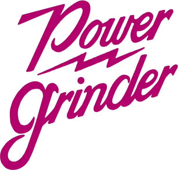 Vector illustration of Power Grinder