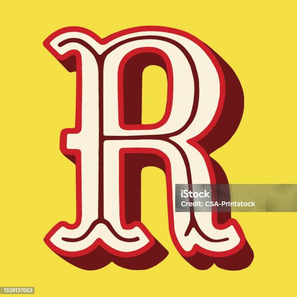 Letter R Istock Letter R Stock Illustration - Download Image Now - Alphabet, Color ...