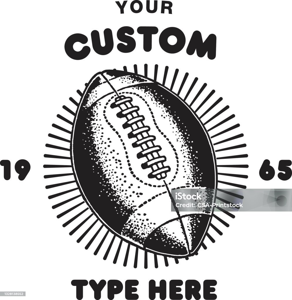Generic Football Design Football Design Format Stock Illustration - Download Image Now ...