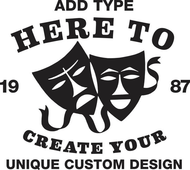 Drama Mask Template Vector Free | AI, SVG and EPS