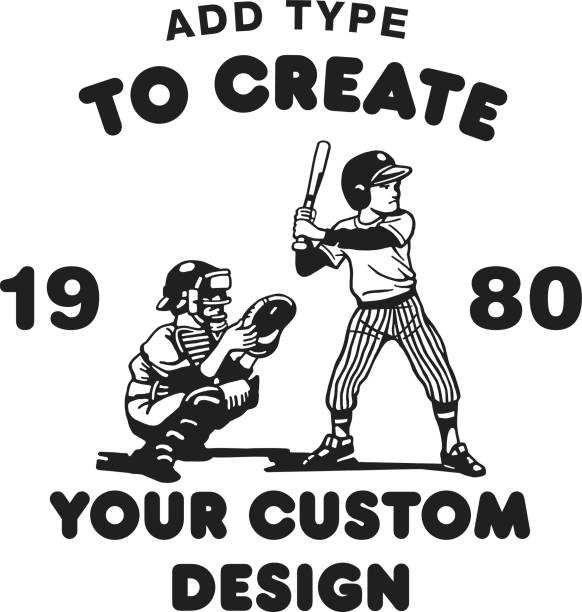 野球デザイン形式 - hitting playing baseball athlete点のイラスト素材／クリップアート素材／マンガ素材／アイコン素材