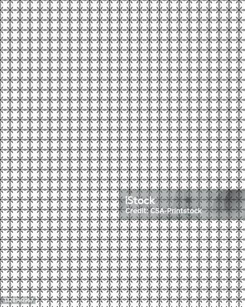 Fancy Grid Pattern Stock Illustration - Download Image Now - Mid ...