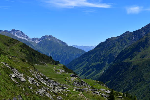 istock Beautiful landscape in Stubai valley 1328141174