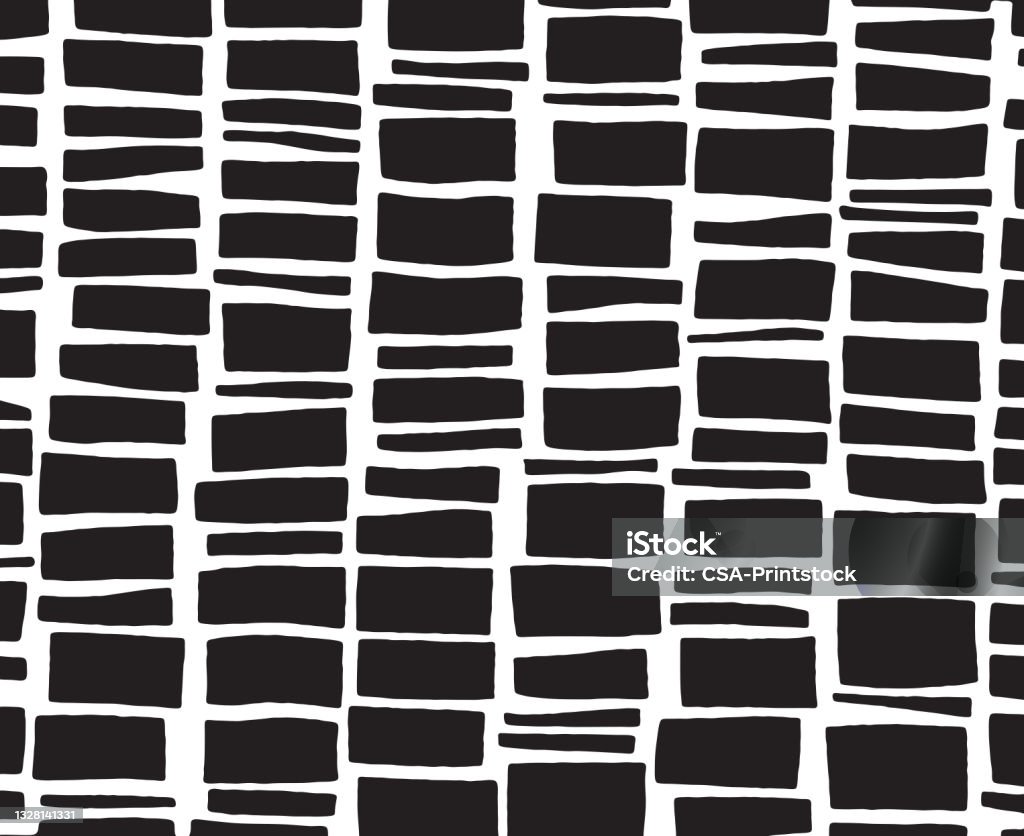 Organic Rectangle Pattern Stock Illustration - Download Image Now ...
