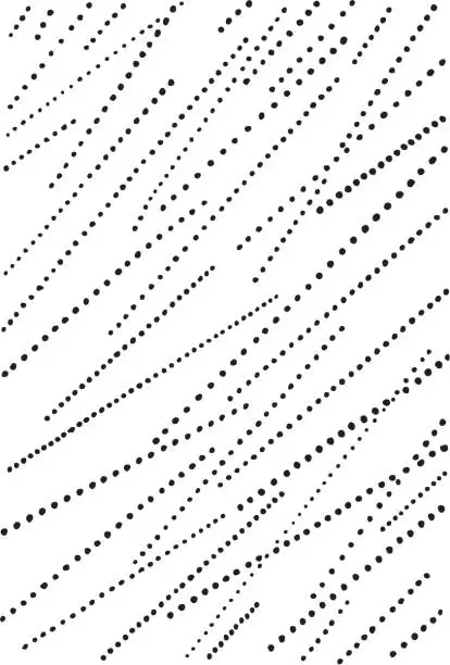 Vector illustration of Zig Zag Dots Pattern