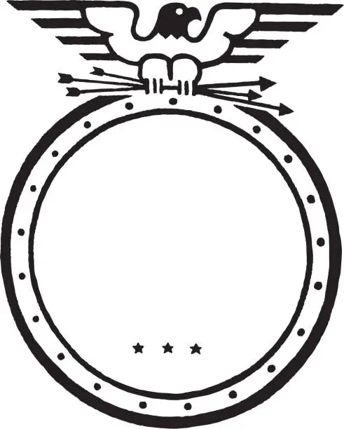 Vector illustration of Circular Border