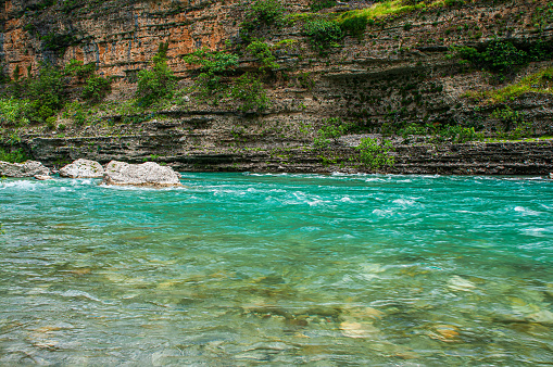 Beautiful Canyon of Moraca river, Montenegro or Crna Gora, Balkan, Europe