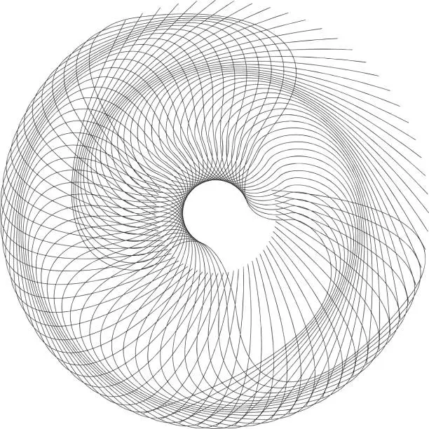 Vector illustration of Spirograph