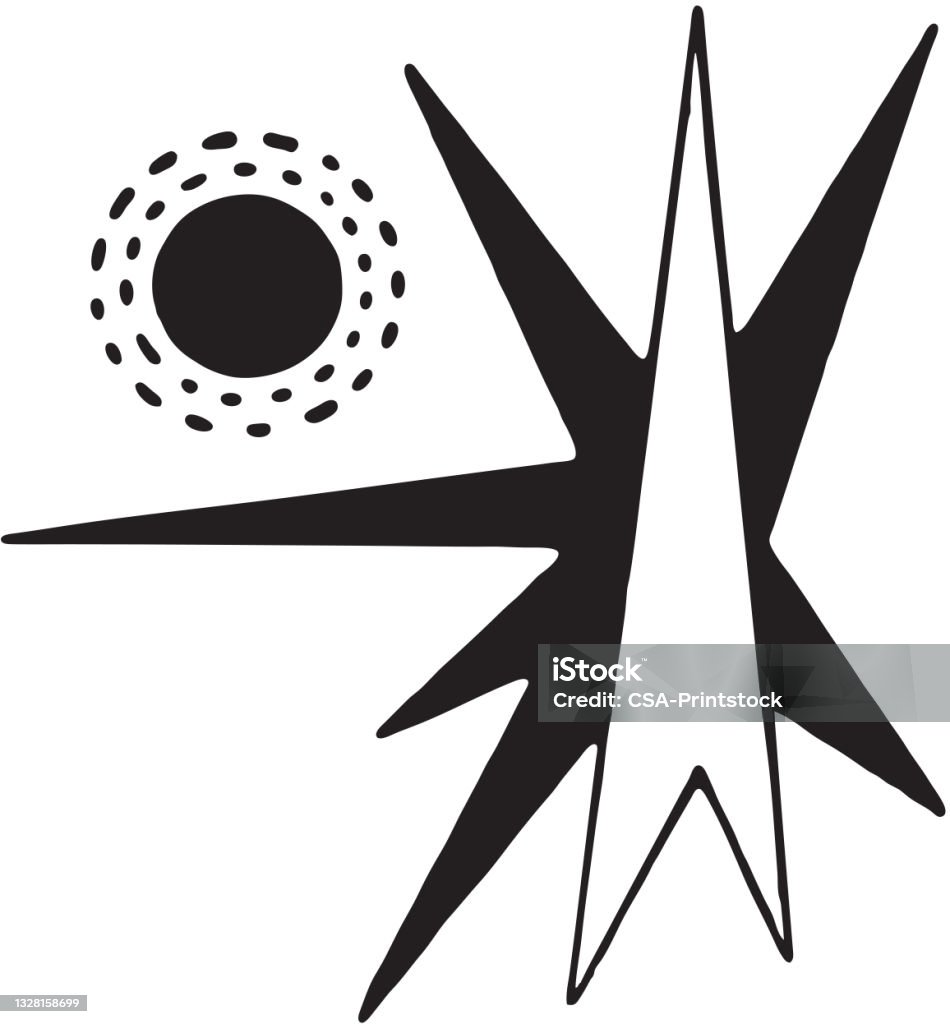 Dingbat Vector Dingbat Stock Illustration - Download Image Now - Star Shape, Black And ...