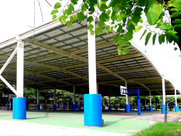 istock Basketball court closed due to Coronavirus (COVID-19) 1328160165