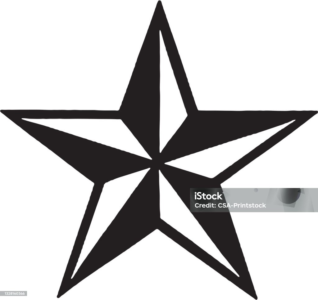 Nautical Star Stock Illustration - Download Image Now - Star Shape, Logo,  Tattoo - iStock