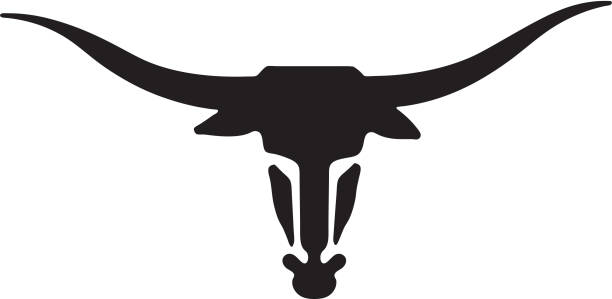 illustrazioni stock, clip art, cartoni animati e icone di tendenza di guidare - texas longhorn cattle horned cattle farm