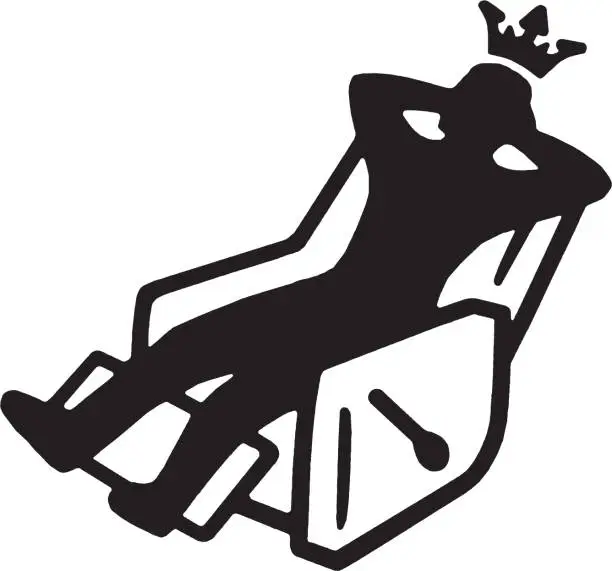 Vector illustration of King Recliner